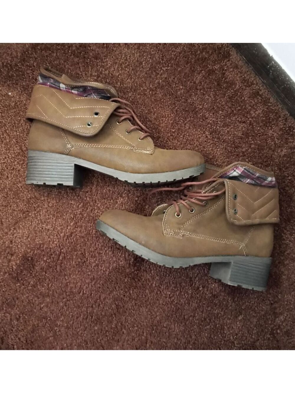 Rock & Candy Brown Boots Size 10